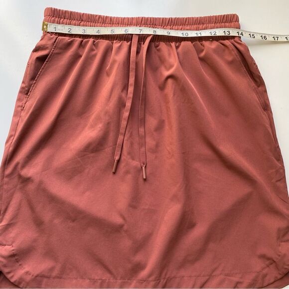 Mondetta Mahogany Rust Orange Active Skirt Size Small  side Pockets - Picture 7 of 11